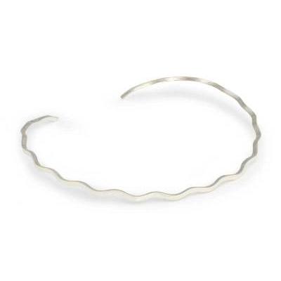 'Sound Wave' - Hand Made Sterling Silver Collar Necklace