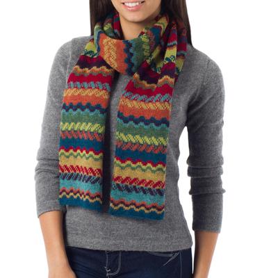 100% alpaca scarf, 'Fresh Winter'