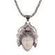 Bedugul Prince,'Amethyst and Sterling Silver Pendant Necklace from Bali'