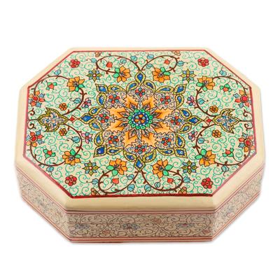 Persian Grandeur,'Handcrafted Wood and Papier Mache Box from India'