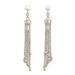 Disco Chimes,'Artisan Crafted Sterling Silver 925 Waterfall Earrings'