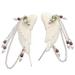 Taking Wing,'Wing Ear Climbers with Peridot and Garnet'