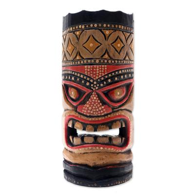 Papua Pride IV,'Artisan Crafted Wood Wall Mask'