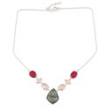 '21.5-Carat Multi-Gemstone Pendant Necklace from India'