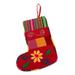 Christmas with Flowers,'Peruvian Handcrafted Christmas Stocking with Andean Details'