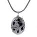 Lord of Dragons,'Onyx and Sterling Silver Dragon Pendant Necklace from Bali'