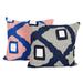 Modern World,'Cotton Cushion Covers with Chain Stitch Embroidery (Pair)'