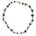 'Agate and Glass Beaded Necklace with Eco-Friendly Accents'