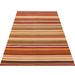 Orange 69 x 46 x 0.4 in Area Rug - Lofy Rectangle Kilim Rectangle 3'10" X 5'9" Indoor/Outdoor Area Rug Cotton/Wool | 69 H x 46 W x 0.4 D in | Wayfair