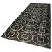 Black 121 x 56 x 1 in Area Rug - Rug N Carpet Runner Runner 4'8" X 10'1" Cotton Indoor/Outdoor Area Rug Cotton | 121 H x 56 W x 1 D in | Wayfair