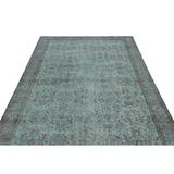 Blue 73" x 121" L Area Rug - Rug N Carpet Atina Rectangle 6'1" X 10'1" Area Rug 121.0 x 73.0 x 0.4 in Wool | 73" W X 121" L | Wayfair