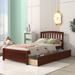 Red Barrel Studio® Logene Storage Bed Wood in Brown | 37.5 H x 41.7 W x 79.5 D in | Wayfair DE270E22647B4475B7749C25C5857441