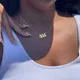 Collier avec le numéro de l'ange en or pendentif minimaliste 111 222 333 444 555 666 777 888 999