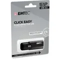 Emtec B110 Click Easy 3.2 unità flash USB 512 GB tipo A Gen 2 (3.1 2) Nero