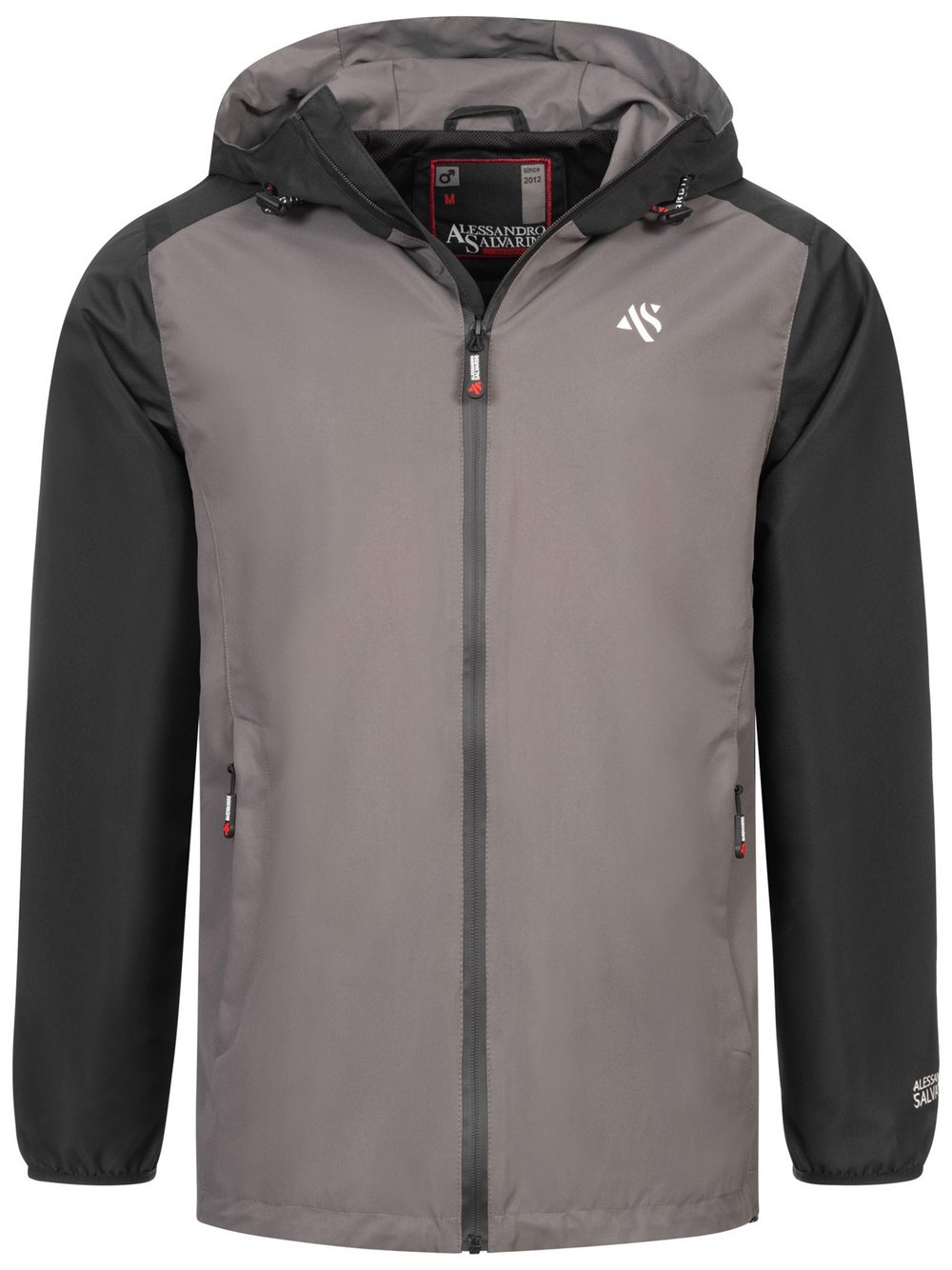 Alessandro Salvarini Regenjacke Herren grau, XXL Image