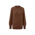 Strickpullover, cognac