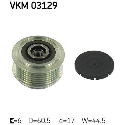 Skf Generatorfreilauf [Hersteller-Nr. VKM03129] für Audi Image