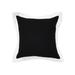 HomeRoots 20" X 20" Black And White 100% Cotton Geometric Zippered Pillow