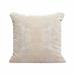 HomeRoots 20" X 20" Gray And Beige Polyester Abstract Zippered Pillow