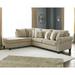Signature Design by Ashley Dovemont Putty 2-Piece Sectional with Chaise - 116"W x 90"D x 39"H