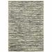 HomeRoots 4' X 6' Blue Green Light Blue Grey And Ivory Abstract Power Loom Stain Resistant Area Rug - 4' x 6'