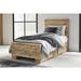 Signature Design by Ashley Hyanna Tan Brown Bed with 1 Side Storage