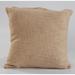 HomeRoots 18" X 18" Taupe And Brown 100% Cotton Geometric Zippered Pillow