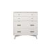 HomeRoots 38" White Solid Wood Four Drawer Standard Chest