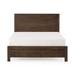 HomeRoots Dark Brown Solid Wood Full Double Bed Frame