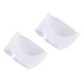 (White) Silicone Toes Separator Forefoot Pad High Heels Insoles Protect Feet Pain Relief