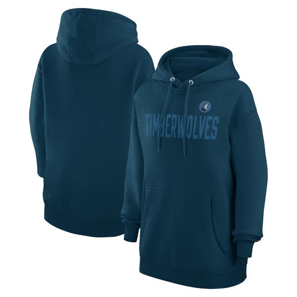 womens-g-iii-4her-by-carl-banks-navy-minnesota-timberwolves-dot-print-pullover-hoodie/