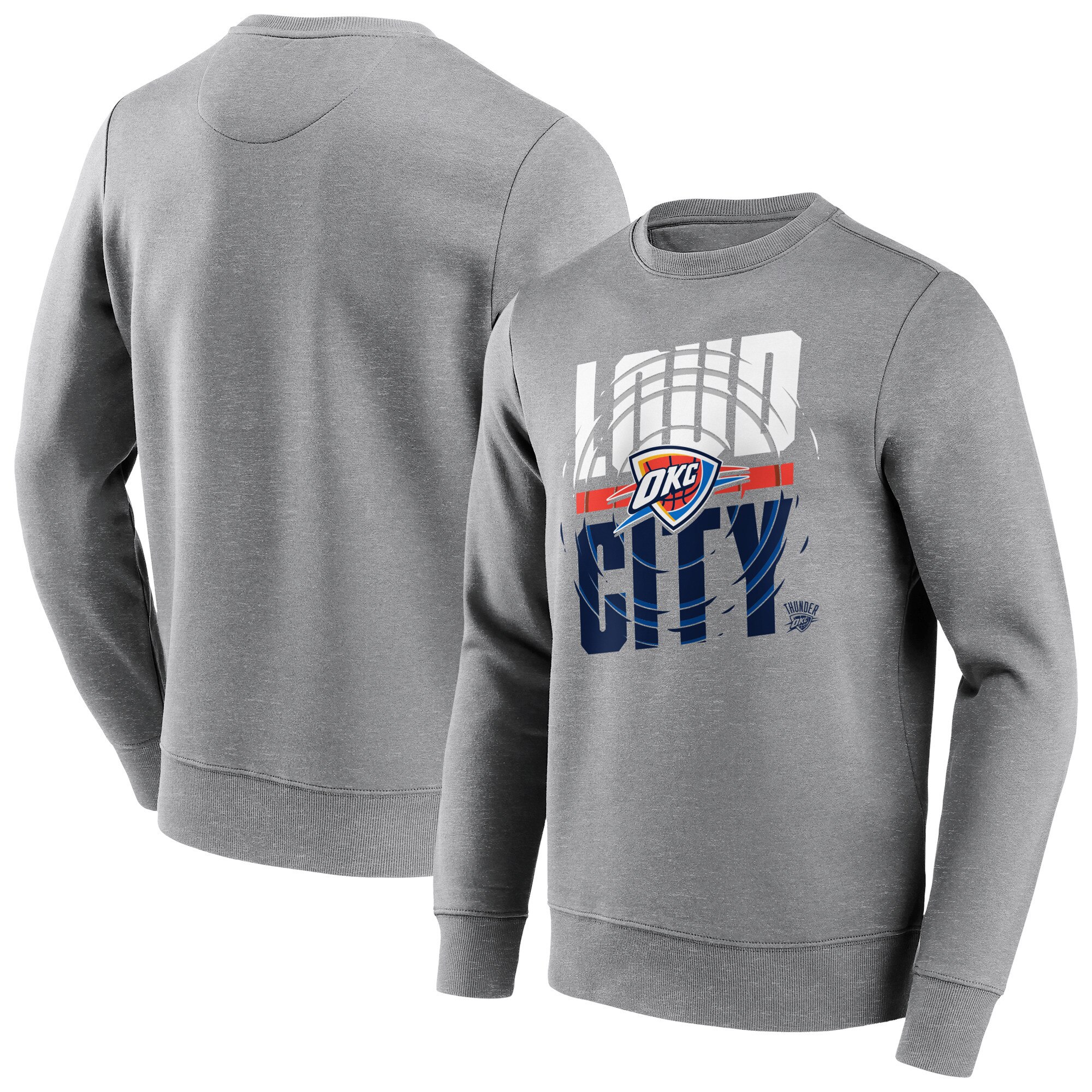 Oklahoma City Thunder Fanatics Branded Iconic Hometown Graphic Crew Sweatshirt - Herren - Groß und Groß Image