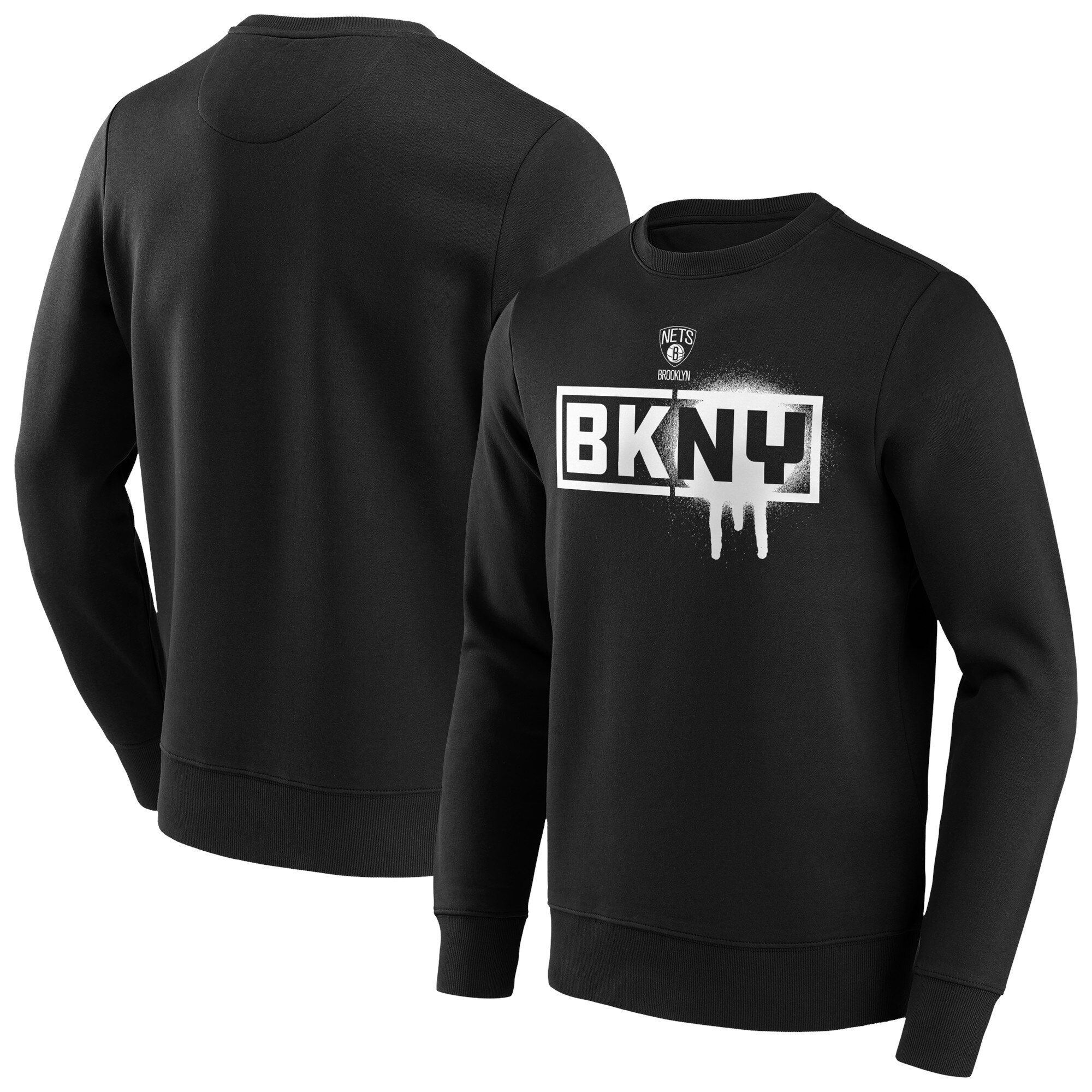 Brooklyn Nets Fanatics Branded Iconic Hometown Graphic Crew Sweatshirt – Herren – groß und groß Image