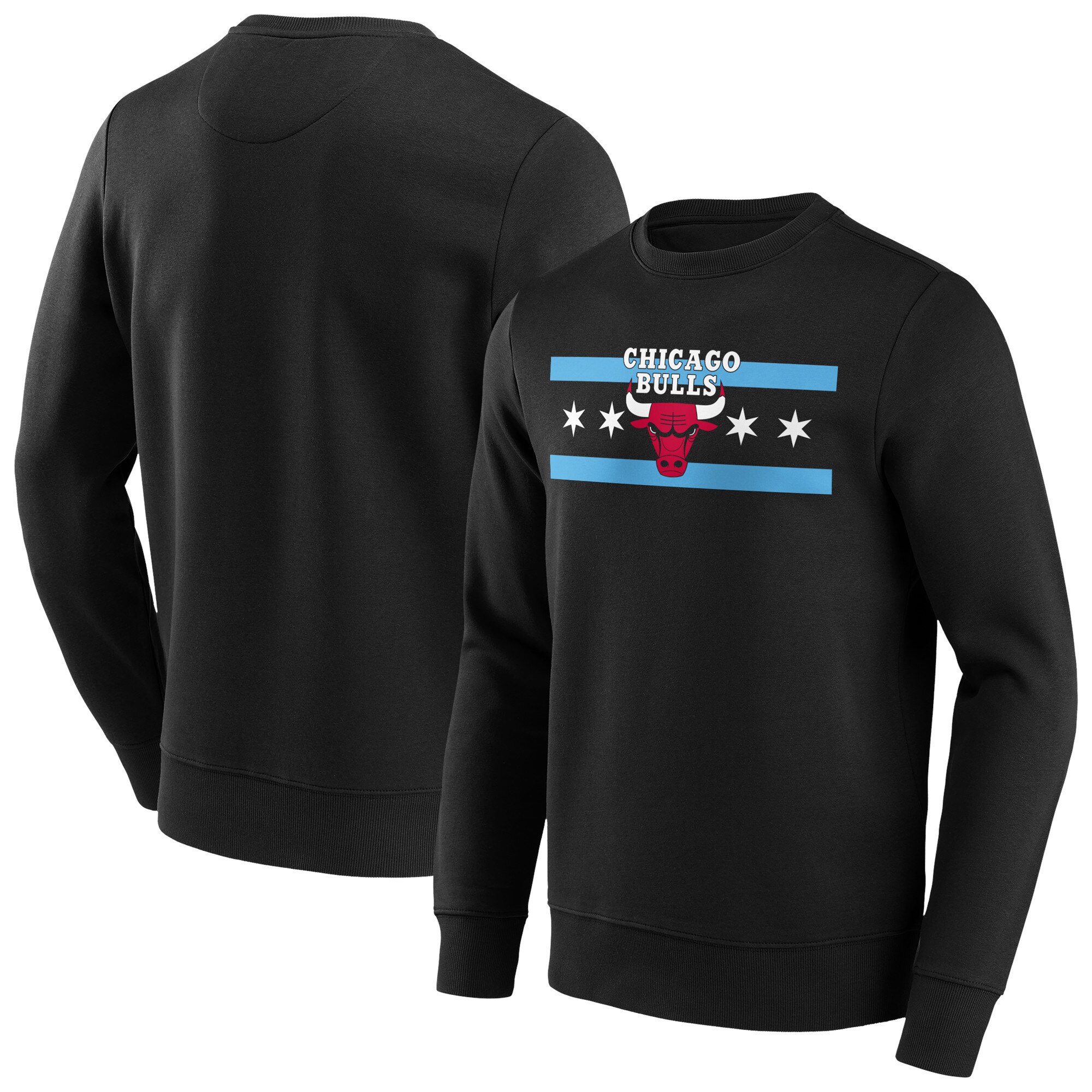 Chicago Bulls Fanatics Branded Iconic Hometown Graphic Crew Sweatshirt - Herren - groß und groß Image