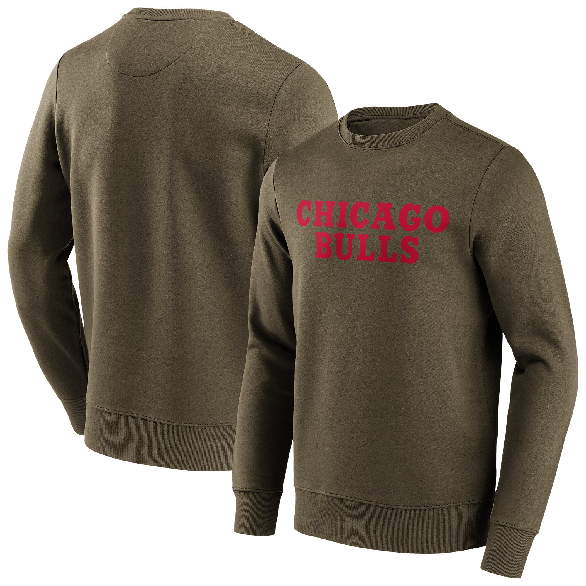 Chicago Bulls Fanatics Branded Fashion Colour Wordmark Crew Sweatshirt – Herren Image