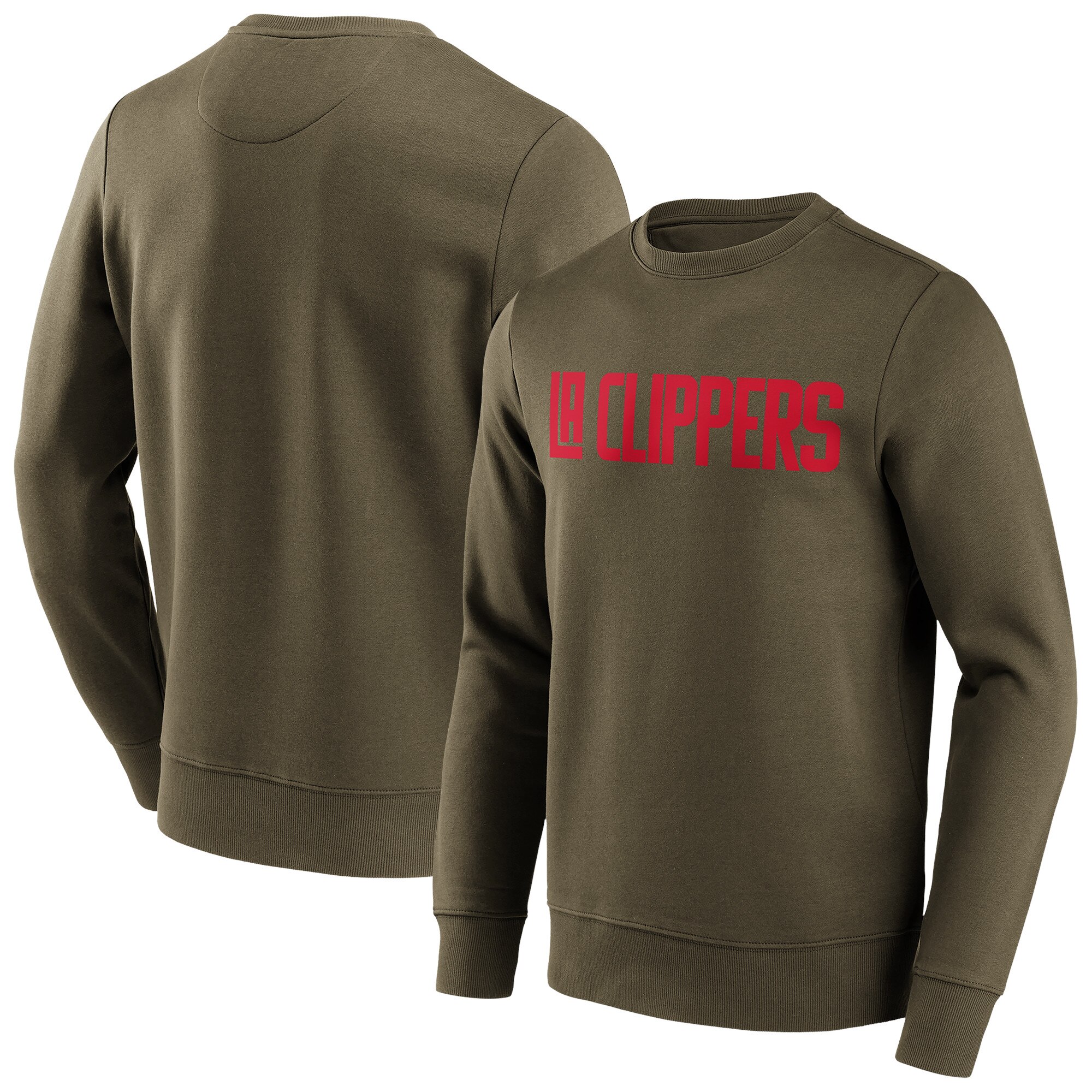 Los Angeles Clippers Fanatics Branded Fashion Colour Wordmark Crew Sweatshirt – Herren Image