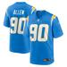 Men's Nike Brevin Allen Powder Blue Los Angeles Chargers Team Game Jersey