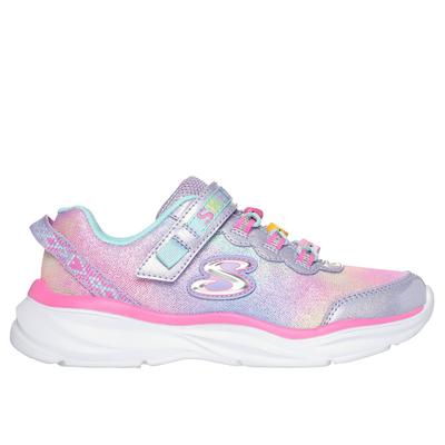 Skechers Girl's Power Jams - Skech Friends Sneaker | Size 1.0 | Lavender | Textile/Synthetic | Machine Washable