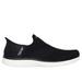 Skechers Women's Slip-ins: Virtue - Sleek Sneaker | Size 6.0 | Black/White | Textile/Synthetic | Vegan | Machine Washable