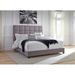 Signature Design by Ashley Dolante Tufted Low Profile Bed w/ Mattress Upholstered/Polyester in Gray/White | 60.5 H x 82 W x 87.25 D in | Wayfair