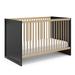 Storkcraft Calabasas 3-In-1 Convertible Crib Wood in Black/Brown | 34.92 H x 53.75 W x 29.53 D in | Wayfair 04601-27B