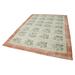 White 112 x 80 x 0.4 in Area Rug - Rug N Carpet Rectangle Vintage Rectangle 6'8" X 9'4" Indoor/Outdoor Area Rug | 112 H x 80 W x 0.4 D in | Wayfair