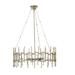 Everly Quinn Light Steel Sea Coral Korhonen Chandelier Metal in Yellow | 14 H x 40 W x 40 D in | Wayfair 3BF8D8D9A22345E6BDF5D7255488E8B0