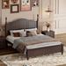 Alcott Hill® Boaventura Bed Wood in Brown | 43.3 H x 56.2 W x 79.9 D in | Wayfair FFEE7C071A1E455A964DF8BA947177D2