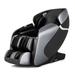 Inbox Zero Faux Leather Power Reclining Heated Massage Chair Faux Leather in Black | 44.5 H x 30 W x 61.5 D in | Wayfair