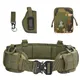 Ceinture de pêche militaire réglable pour hommes Molle Battle Army Skip CS Airsoft Paintball de