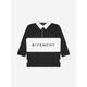 Givenchy Boys Logo Rugby Shirt In Black Size 14 Yrs