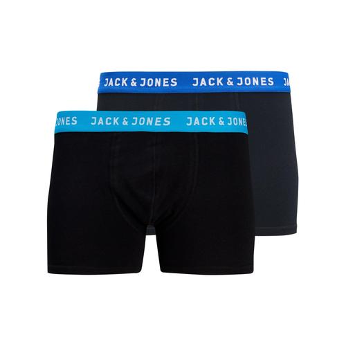 „Trunk JACK & JONES „“JACRICH TRUNKS 2 PACK NOOS““ Gr. M, 2 St., blau (surf the web) Herren Unterhosen“