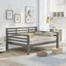 Wooden Full Size Daybed w/Clean Lines, Sofa Bed Frame w/Wood Slat Support for Living Room Guest Room, No Box Spring Required