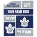 The Northwest Group Toronto Maple Leafs 50'' x 60'' Personalized Silk Touch Sherpa Throw Blanket